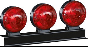 Lanterna Frontal Três Marias Vermelha - Sinalsul 3 Foguinhos