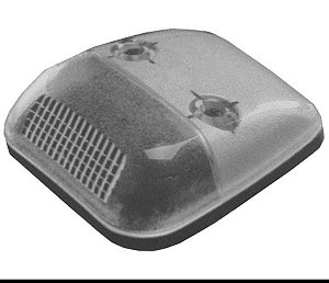 Lanterna Delimitadora Lateral/teto Ônibus - Sinalsul 1176 Cristal