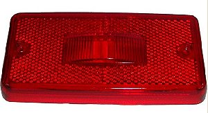 Lanterna Latera Vermelho LED Modelo Fachinni Com Refrorefletor