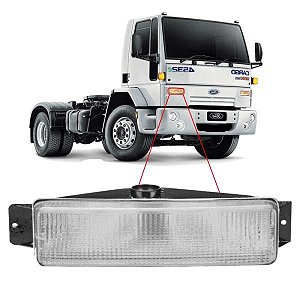 Lanterna Frontal Pisca para caminhão Ford Cargo Cristal L/Direito