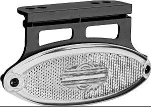 Lanterna Elipse Saida Fios Led Cristal C/suporte