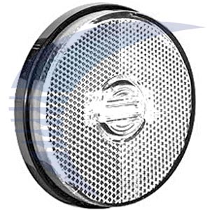 Lanterna De Posição Traseira 89mm LED e Retrorefletor 2011 Cristal