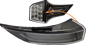 Lanterna Seta Volvo Fh16 Pisca Diant Led 24V, lado Esquerdo