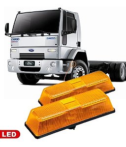 Par Lanterna Lateral Do Para Lama Caminhão Ford Cargo Led