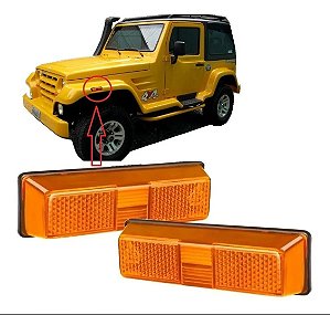 2 Lanterna Seta Pisca Lateral Para-lama Troller 2001 A 2008