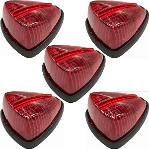 Kit Com 5 Lanternas Mercedes-bens 608 Corujinha Vermelha
