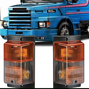 Par Lanterna Pisca Scania 112/113 Tricolor Sinalsul