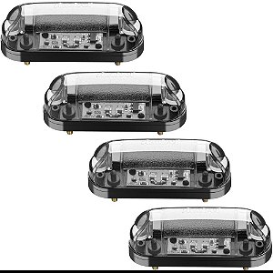 Kit 4 Lanternas Delimitadora Led Sinalsul 2016 Cristal