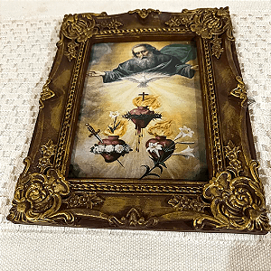 Quadro Santíssima Trindade | 28x25 cm