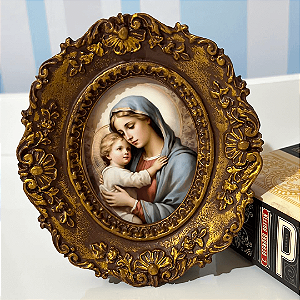 Quadro Colo de Mãe - 15x13 cm