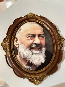 Quadro Padre Pio 35x30 cm