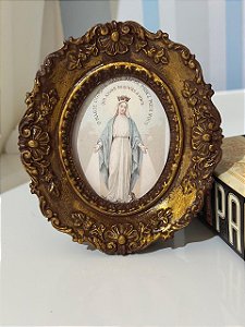 Quadro Nossa Senhora da Medalha Milagrosa 15x13 cm