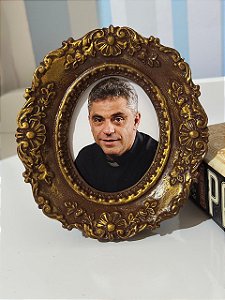 Quadro Padre Léo 15x13 cm