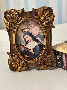 Quadro Santa Rita de Cássia | 15x13cm | Modelo 2