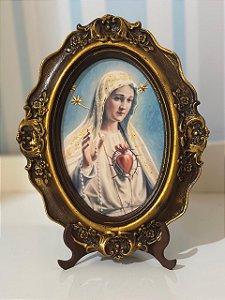 Quadro Nossa Senhora de Fátima | 21x16 cm