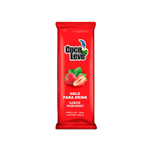 Gelo Coco Leve Sabor Morango 190g