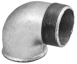 Cotovelo 90° Macho-fêmea Galvanizado 1.1/2 Bsp