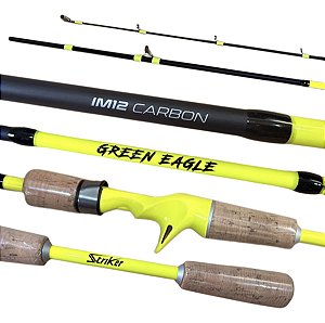 Vara Para Carretilha 2 Partes Green Eagle 6'0 1,80m 10-17lb