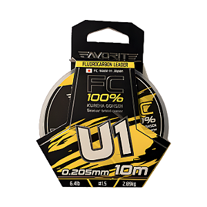 Fluorocarbon Favorite U1 0,20mm 10m 6,4lb | Pesca Plus