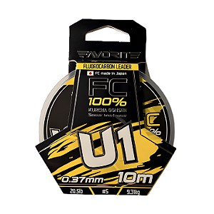 Fluorocarbon Favorite U1 0,37mm 10m 20,5lb | Pesca Plus