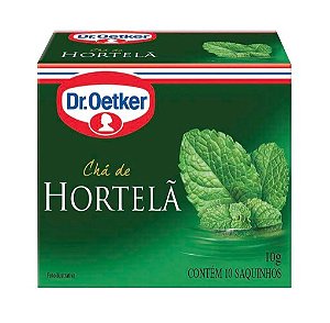 Chá Dr. Oetker Hortelã Caixeta com 10g