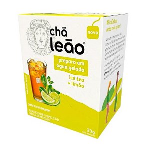 Chá Ice Tea Leão Limão Caixeta com 23g