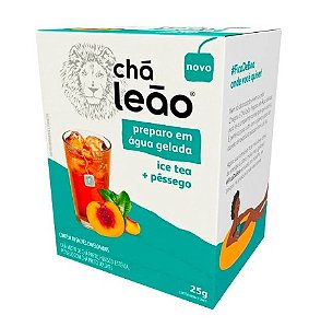 Chá Ice Tea Leão Pêssego Caixeta com 25g