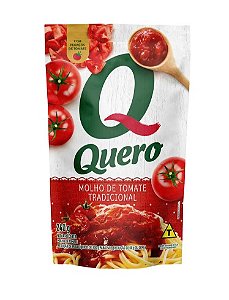 Molho de Tomate Quero Tradicional Pouch com 240g