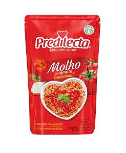 Molho de Tomate Predilecta Tradicional Pouch com 300g