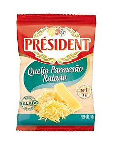 Queijo Ralado Parmesão Président Pacote com 50g