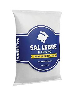 Sal Lebre Refinado Pacote com 1kg