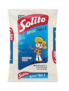 Arroz Solito Agulhinha - Tipo 1 Pacote com 5kg