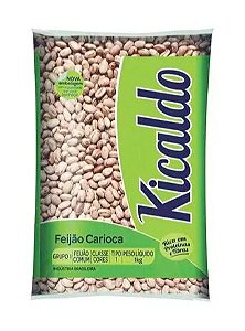 Feijão Carioca Kicaldo Tipo 1 Pacote com 1kg