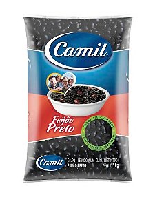 Feijão Preto Camil Tipo 1 Pacote com 1kg