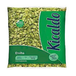 Ervilha Partida Kicaldo Pacote com 500g