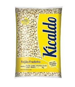 Feijão Fradinho Kicaldo Tipo 1 Pacote com 1kg