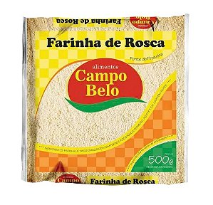 Farinha de Rosca Campo Belo Pacote com 500g