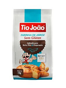 Farinha de Arroz Tio João Pacote com 1kg