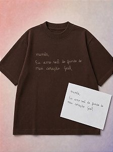 Oversized - Escrita Real Bordada