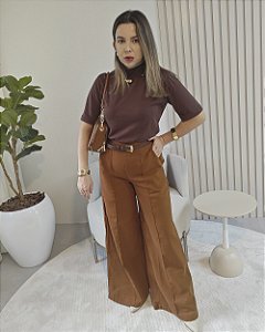 Calça Raisa Marrom P, M e G