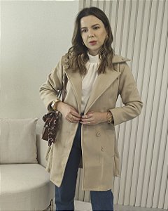 Sobretudo Lã Paloma Bege M e G