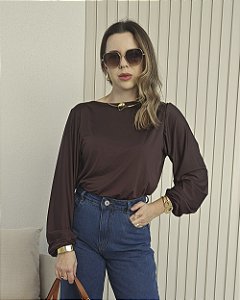 Blusa Viviana Marrom