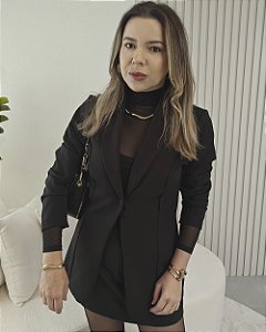 Blazer Preto Itália M, G e GG