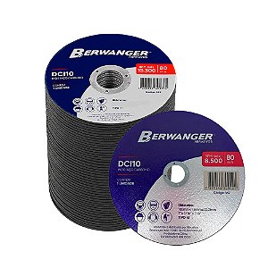 50 Un Disco de Corte 7 Pol. Dci 10 180x1,6mm X 7/8 Pol. Aço/Inox Berwanger