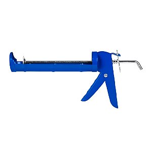 Pistola Aplicadora de Silicone Azul Metálica 9" Kala