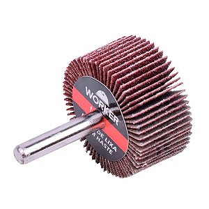 Roda De Lixa 30 x 20mm Com Haste 6mm Worker