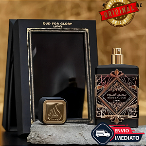 Bade'e Al Oud for Glory Lattafa Eau de Parfum 100ml - Perfume Masculino Oriental Amadeirado com Oud e Âmbar