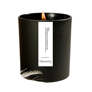 Vela Aromática 200gr - Pote Preto - Lavanda