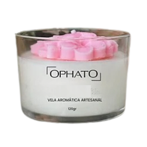 Vela Aromática 120gr com Tampa de Madeira - Lavanda