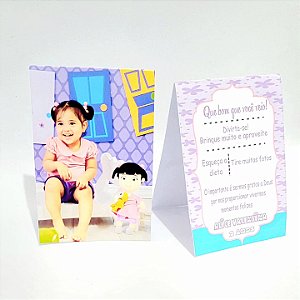 Plaquinha de Mesa Personalizada Frente e Verso – Destaque com Elegância e Praticidade! ✨